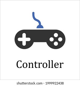 game controller icon design vector