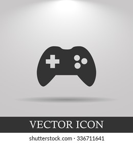 Game controller icon. Flat design style eps 10