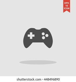 Game controller icon. Flat design style eps 10