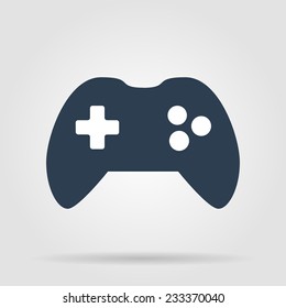 Game controller icon. Flat vector illustrator Eps