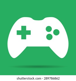 Game controller icon. Flat vector illustrator Eps