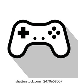 game controller icon, gamepad, joypad, joystick, vector illustration 