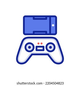 game controller icon illustration design