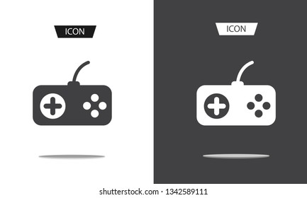game controller icon isolated on a white background
