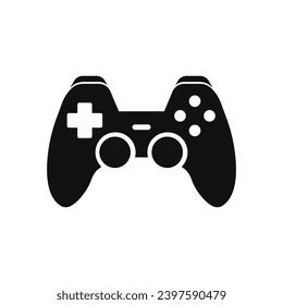 Game controller icon. Joystick pictogram. Isolated vector illustration