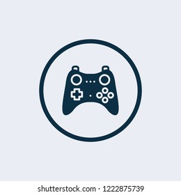 Game controller icon. Joystick icon. Joystick icon vector, game symbol. Play pictogram