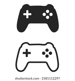 Game Controller Icon Modern Gaming Symbol