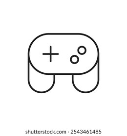 Ícone do controlador de jogo Vetor de contorno para interface do usuário da Web