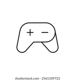 Game controller icon Outline vector line symbol