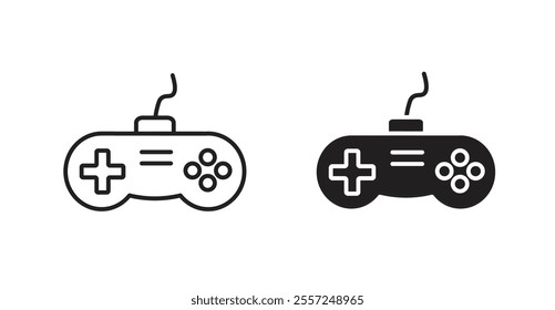 Game controller Icon set. vector illustration set