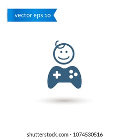 game controller. game controller icon. sign design. Vector EPS 10.