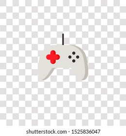 game controller icon sign and symbol. game controller color icon for website design and mobile app development. Simple Element from happiness collection for mobile concept and web apps icon.