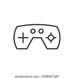 Símbolo de signo de icono del controlador de juegos