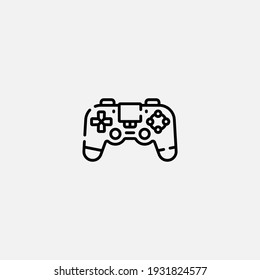 Vector de icono del controlador de juegos,Símbolo, ilustración del logotipo para web y móvil
