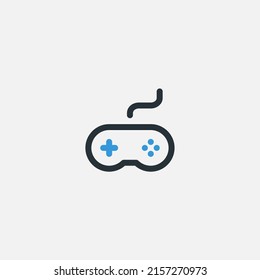 Vector de icono del controlador de juegos,Símbolo, ilustración del logotipo para web y móvil