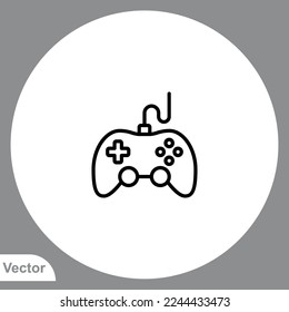Game controller icon sign vector,Symbol, logo illustration for web and mobile