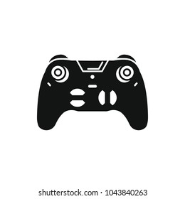 Game controller icon. Silhouette illustration of Game controller vector icon for web and advertising