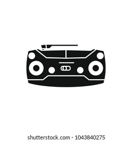 Game controller icon. Silhouette illustration of Game controller vector icon for web and advertising