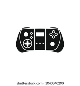 Game controller icon. Silhouette illustration of Game controller vector icon for web and advertising