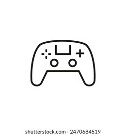 Game Controller icon. Simple handheld game controller icon for social media, app, and web design. Vector illustration.
