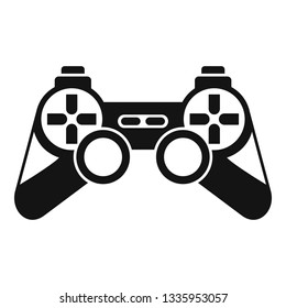 Game controller icon. Simple illustration of game controller vector icon for web design isolated on white background