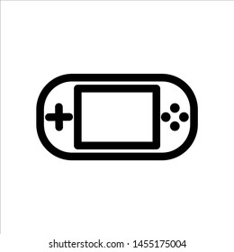 game controller icon. Symbol of Gadget or Device with trendy flat line style icon for web site design, logo, app, UI isolated on white background. vector illustration eps 10