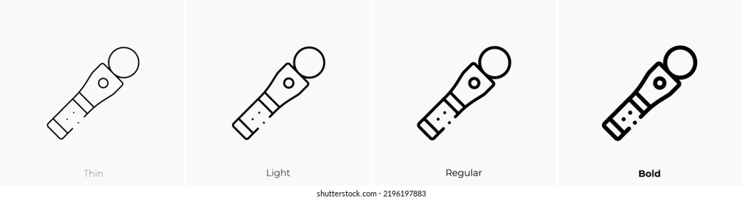 game controller icon. Thin, Light Regular And Bold style design isolated on white background