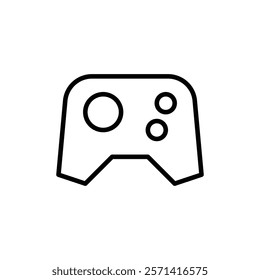 Game controller icon Thin line vector