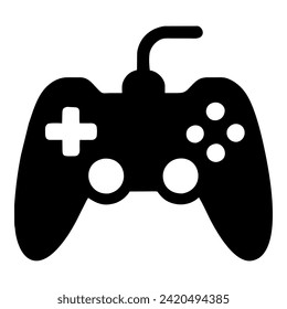 game controller icon in trendy flat style, vector icon