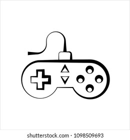 Game Controller Icon Vector Art Illustration