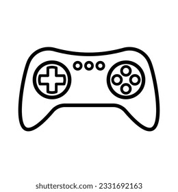 game controller icon vector design template in white background