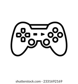 game controller icon vector design template in white background