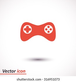 Game Controller icon. Vector. Flat design style