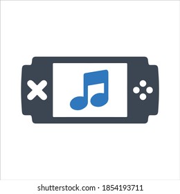 Game controller icon. Vector & glyph