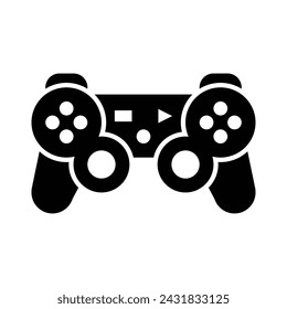 Game Controller Icon, Vector Graphics Illustrations 