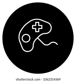 Game controller icon. Vector illustration