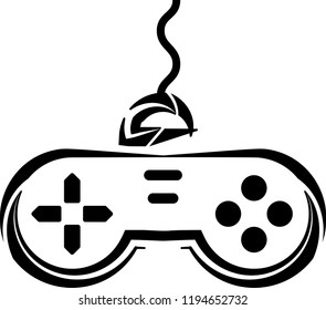 Game Controller Icon Vector Illustration