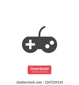 Game controller icon . Vector illustration