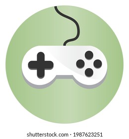 Game controller icon. vector illustration 