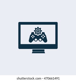 Game Controller Icon , vector Illustration