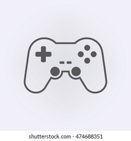 Game controller icon . Vector illustration