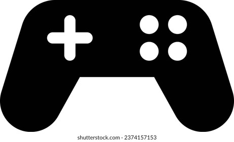 Game controller icon vector isolated on white background . Games icon