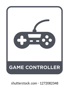 game controller icon vector on white background, game controller trendy filled icons from Electronic devices collection, game controller simple element illustration