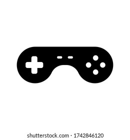 Game controller icon vector on white background