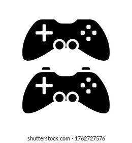 Game controller icon vector on white background