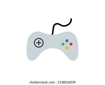 Game controller icon vector on white background