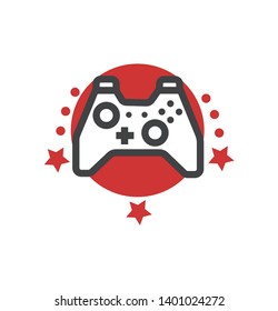 Game controller icon - vector sign