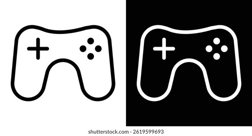 Game controller icon Vector symbol in trendy flat style