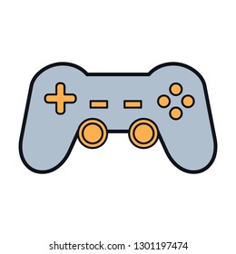 game controller icon-joystick sign-console illustration-gaming illustration-video game vector - Vector