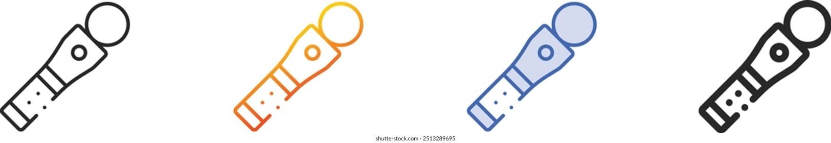 game controller icon.Thin Linear, Gradient, Blue Stroke and bold Style Design Isolated On White Background